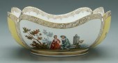 Meissen bowl, scalloped and cusped rim,