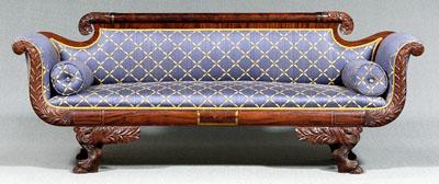 Classical carved mahogany sofa  94954