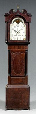 Inlaid mahogany tall case clock  949a4