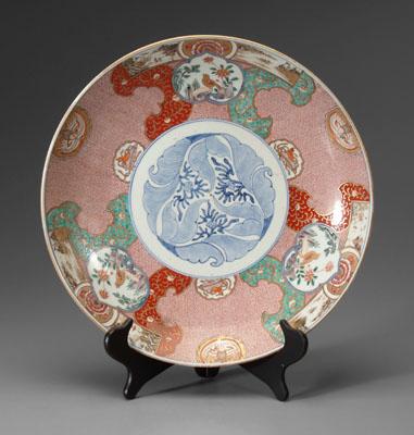 Japanese imari charger central 9474c