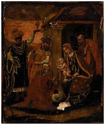 Old Master painting nativity  947ce