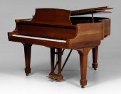 Steinway baby grand piano, Style M,