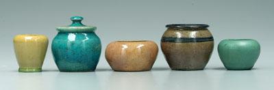 Five pieces North Carolina pottery  94856