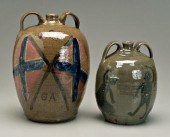 Two Chester Hewell Confederate jugs