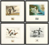 Four Federal duck stamp prints  94af6