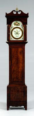 Georgian mahogany tall case clock  94bed