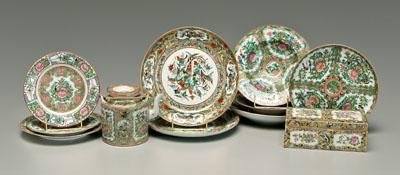 Eleven pieces Chinese famille rose 94c13