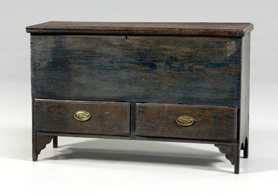 Georgia blue painted blanket chest  95166