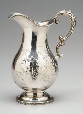 Georgia coin silver pitcher pear 9504f