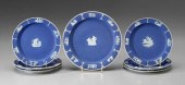Seven Wedgwood plates: all with cameo