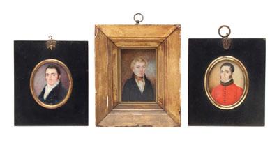 Three British miniature portraits,
