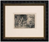 Rembrandt etching (Rembrandt Harmensz