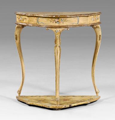 Venetian rococo style painted console  a09c9