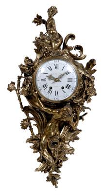 Louis XV style bronze wall clock  a09f5