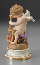 Meissen porcelain cupid figurine, cupid