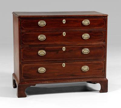 Virginia Federal mahogany chest  a0726