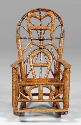 Folk art child's rocking chair,