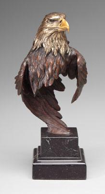 R. Taylor bronze eagle, titled