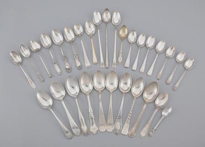 A Mixed Lot of Silver Spoons Including b48a1