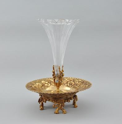 A Signed Baccarat Dore Bronze and b46ed