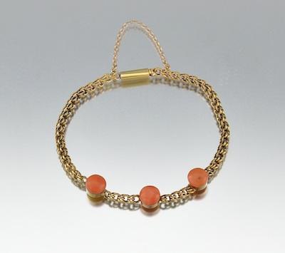A Victorian 18k Gold and Coral b477b
