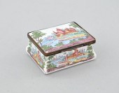A Hand Painted Scenic Enamel Snuff b4e83