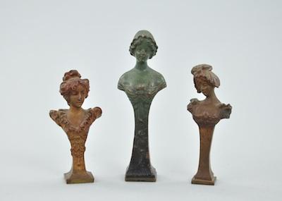 A Collection of Three 19th Century Bronze