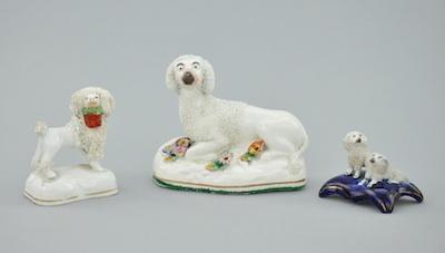 Three Staffordshire Porcelain Figures b4fe1
