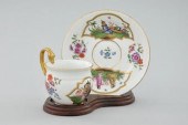 A Meissen Porcelain Cup and Saucer Hand