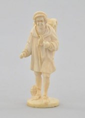 A Carved European Ivory Figurine b5876