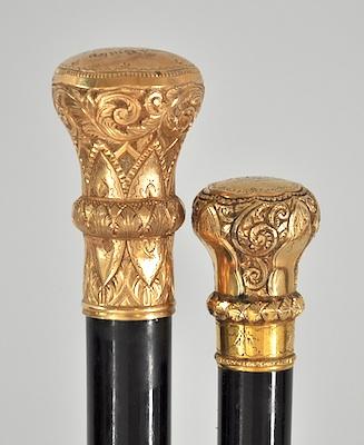 Two Victorian Walking Sticks with b5cd7