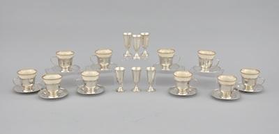 A Lot of Ten Sterling and Porcelain b63f1