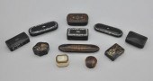 A Collection of Eleven Snuff and b649d
