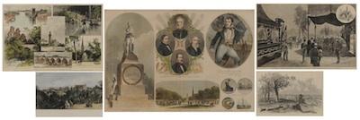 Five Framed Historical Cleveland Related b636a