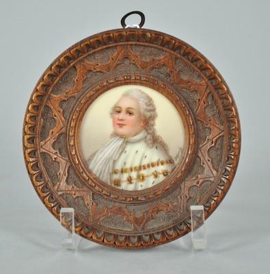 A Miniature Portrait on Porcelain b6620