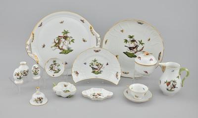 A Collection of Herend Porcelain Tableware