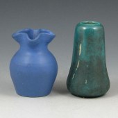 Two studio pottery vases including a