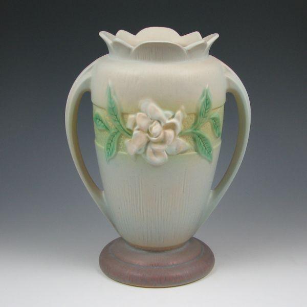 Roseville Gardenia handled vase b71fe