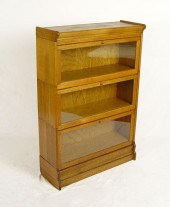 3 STACK LAWYERS BARRISTER BOOKCASE: