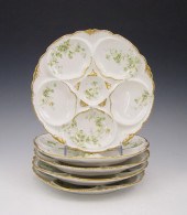 5 THEODORE HAVILAND FRENCH LIMOGES OYSTER