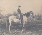 ROBERT E. LEE ON HORSE TRAVELLER PHOTOGRAPH: