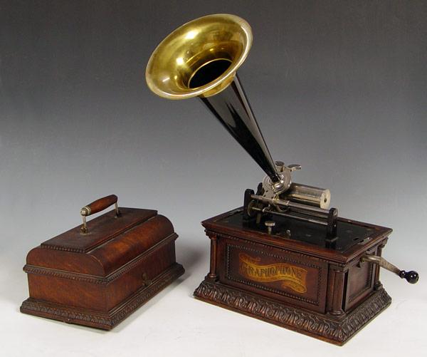 COLUMBIA BK GRAPHOPHONE CYLINDER ROLL PLAYER: