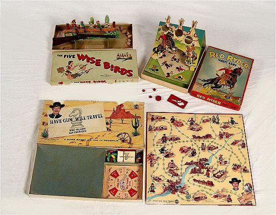 COLLECTION OF 3 VINTAGE BOARD & TARGET GAMES: