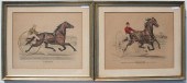2 CURRIER AND IVES EQUESTRIAN LITHOGRAPHS: