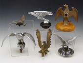 6 PIECE EAGLE CAR MASCOTS: To include