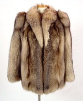 SUMPTUOUS SAGA FOX JACKET: Plush fur