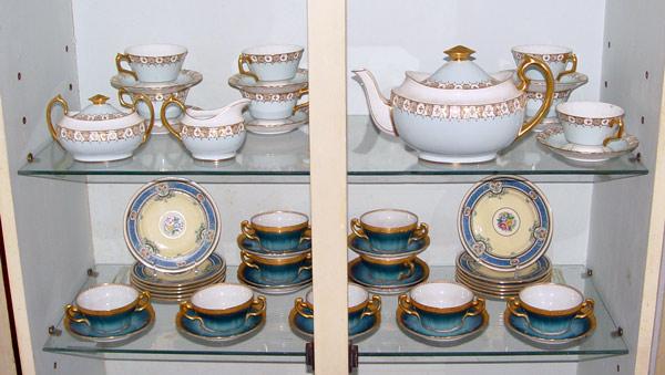 FRENCH LIMOGES, MINTON, AND CROWN