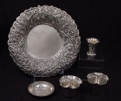 5 PIECE CONTINENTAL SILVER COLLECTION: