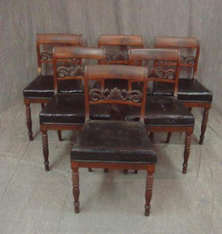 Set of 6 Regency Dining Chairs  bae4c
