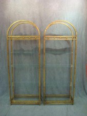 Pair of Gilt Metal Arch Topped bae8e